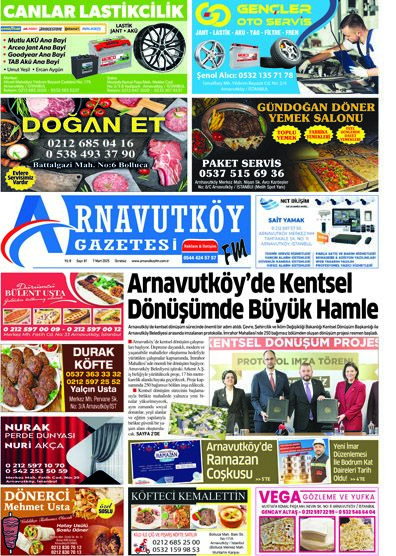 ARNAVUTKÖY GAZETESİ