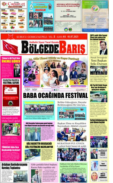 BÖLGEDE BARIŞ